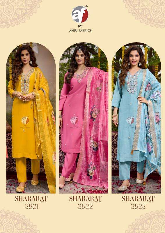 Anju Fabrics Shararat 7 Kurti export market in Mumbai