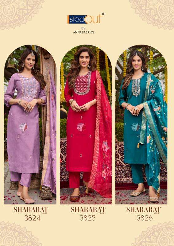 Anju Fabrics Shararat 7 Kurti export market in Mumbai