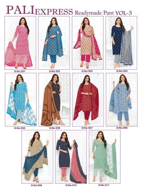 Ft pali express READYMADE Pant Vol 3 wholesale kurti manufacturers in tamilnadu