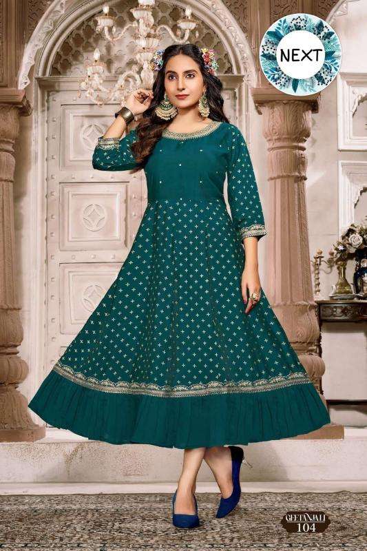 GOLDEN GEETANJALI indian kurti online free shipping