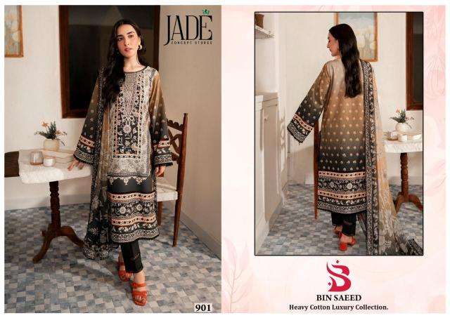 Jade Bin Saeed Vol-9 Fancy dress material wholesalers in Gujarat