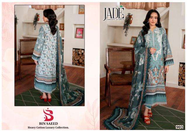 Jade Bin Saeed Vol-9 Fancy dress material wholesalers in Gujarat