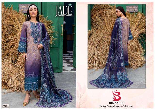 Jade Bin Saeed Vol-9 Fancy dress material wholesalers in Gujarat
