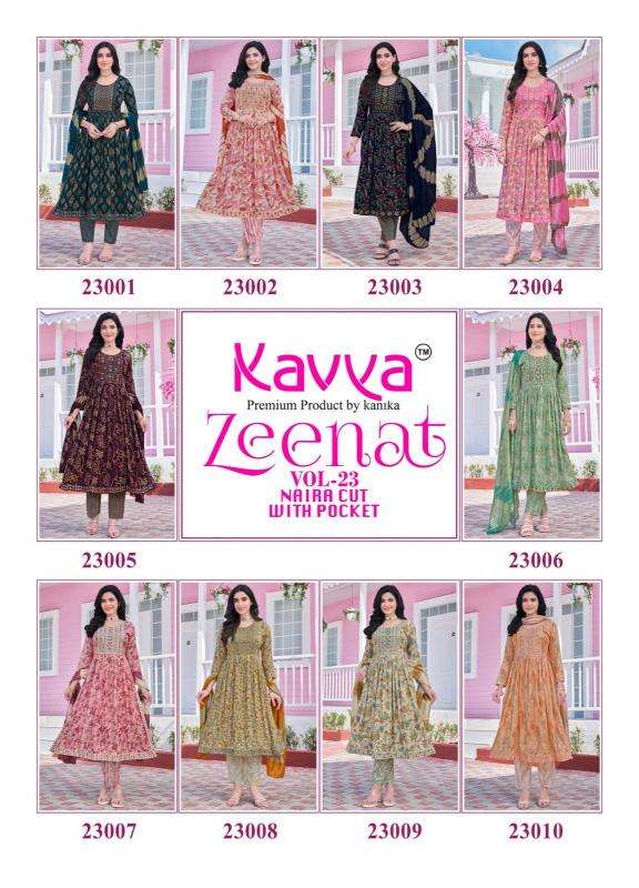 Kavya Zeenat Vol 23 Rajkot market for ladies kurtis