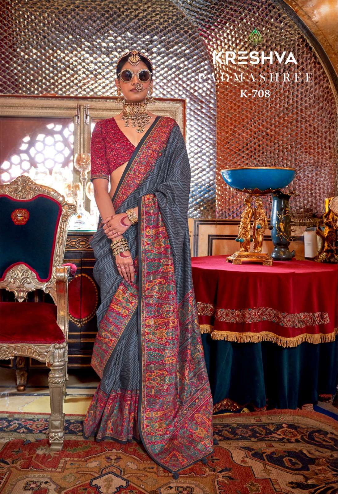 KRESHVA PADMASHREE Latest Saree designs in Ahmedabad