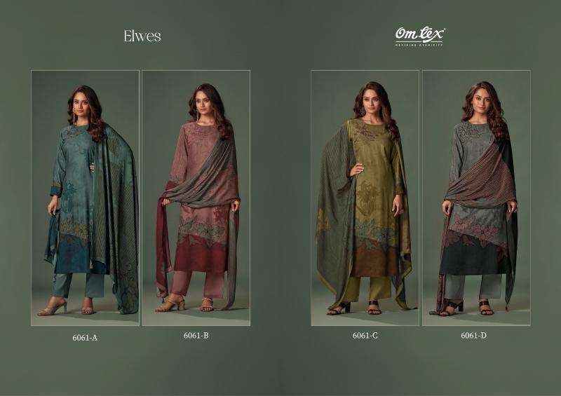 Omtex Elwes Wholesale Embroidered Salwar Suits in Gujarat