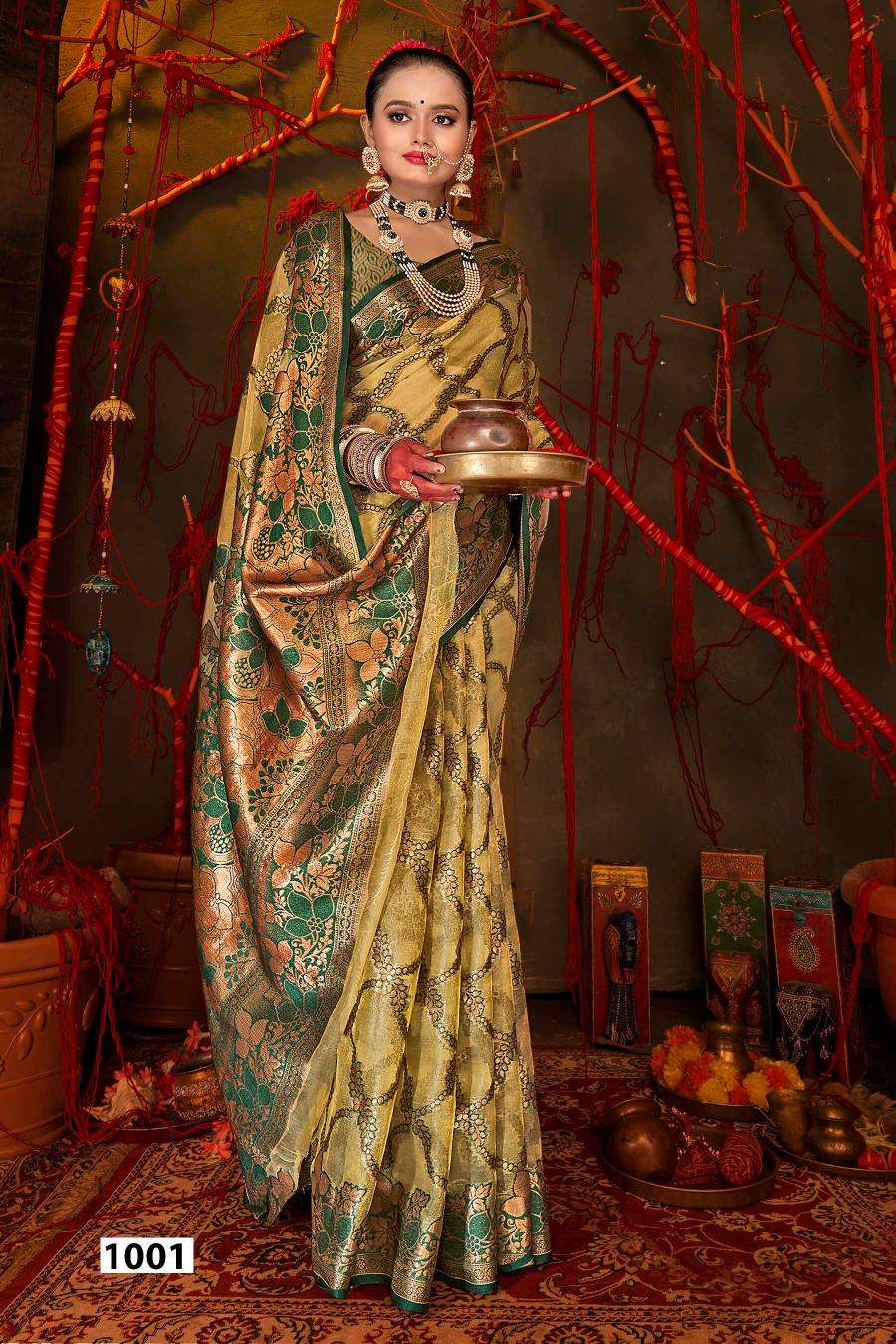 Saroj Red Chilly Tissue vol.2 Surat saree factory