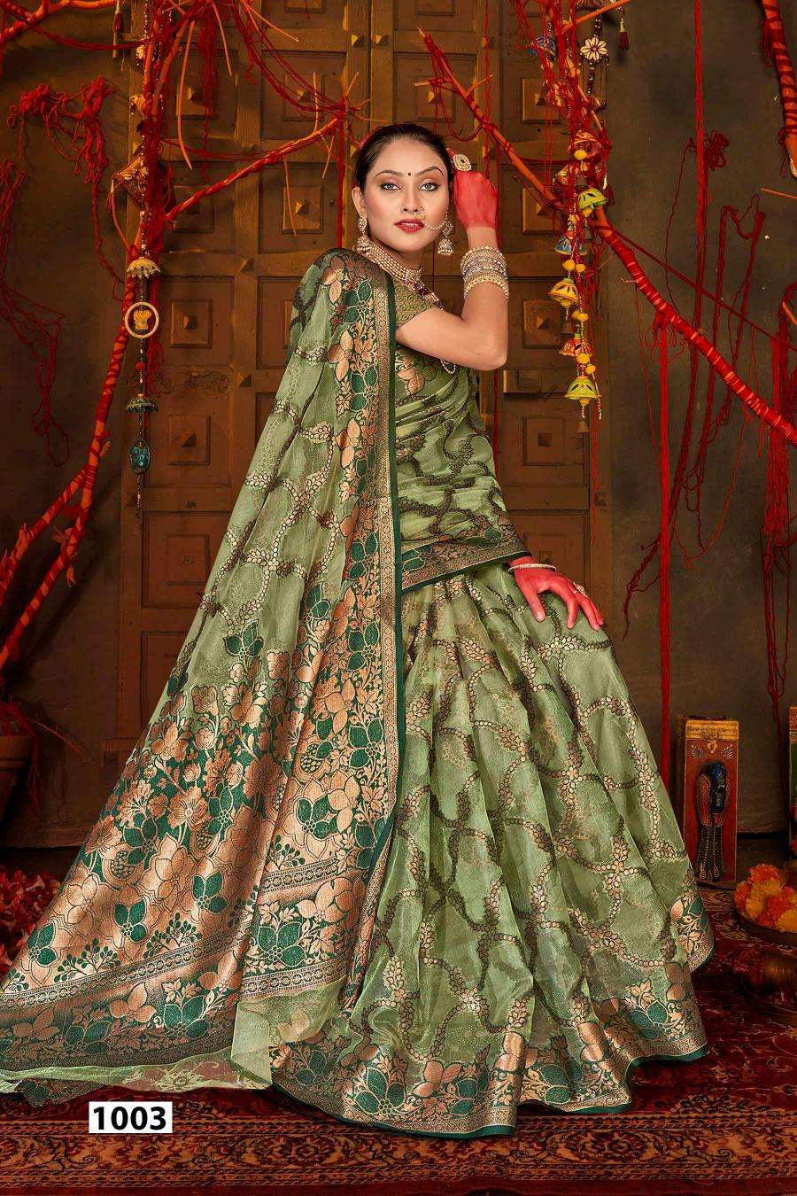 Saroj Red Chilly Tissue vol.2 Surat saree factory