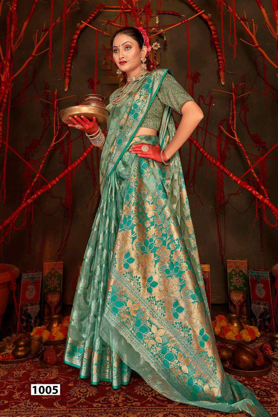Saroj Red Chilly Tissue vol.2 Surat saree factory