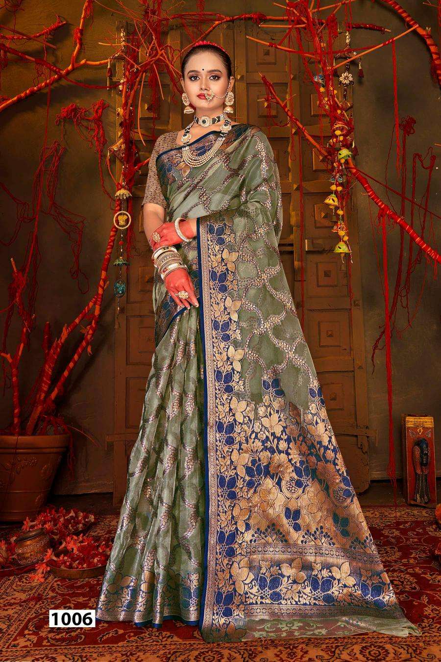 Saroj Red Chilly Tissue vol.2 Surat saree factory