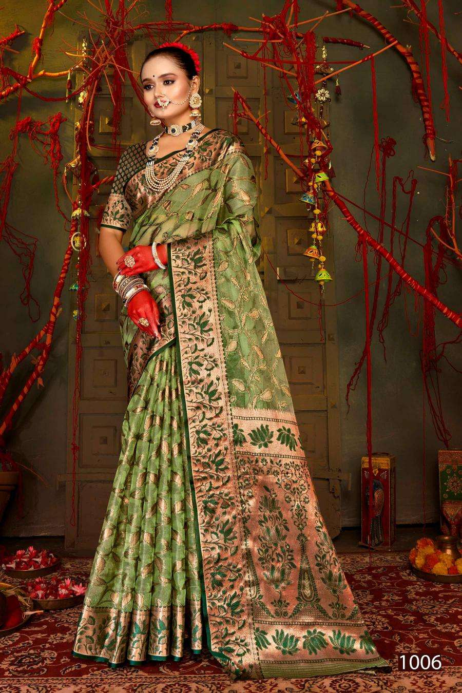 Saroj Red Chilly Tissue vol.5 Surat saree shopping