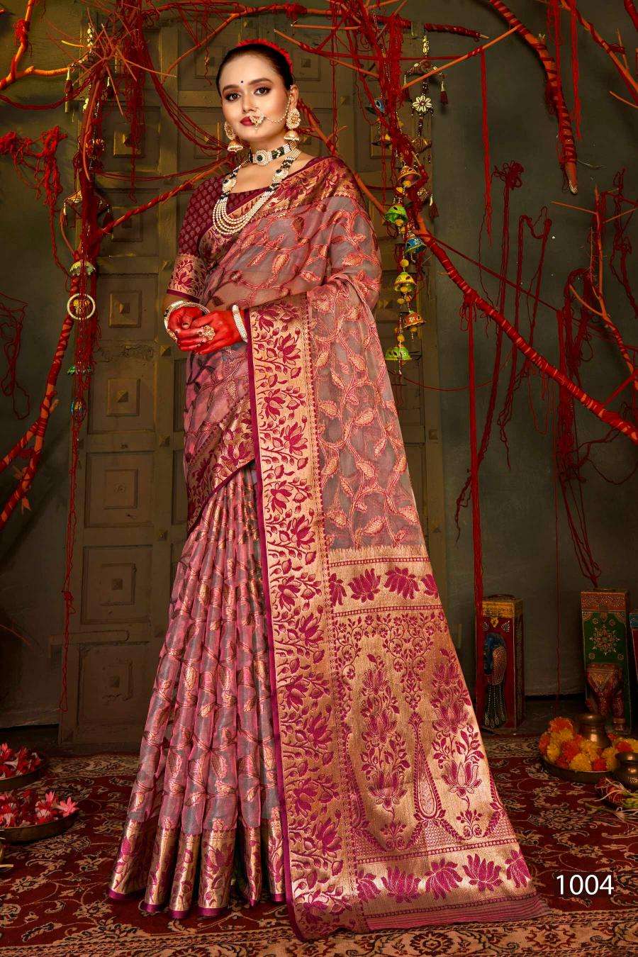 Saroj Red Chilly Tissue vol.5 Surat saree shopping