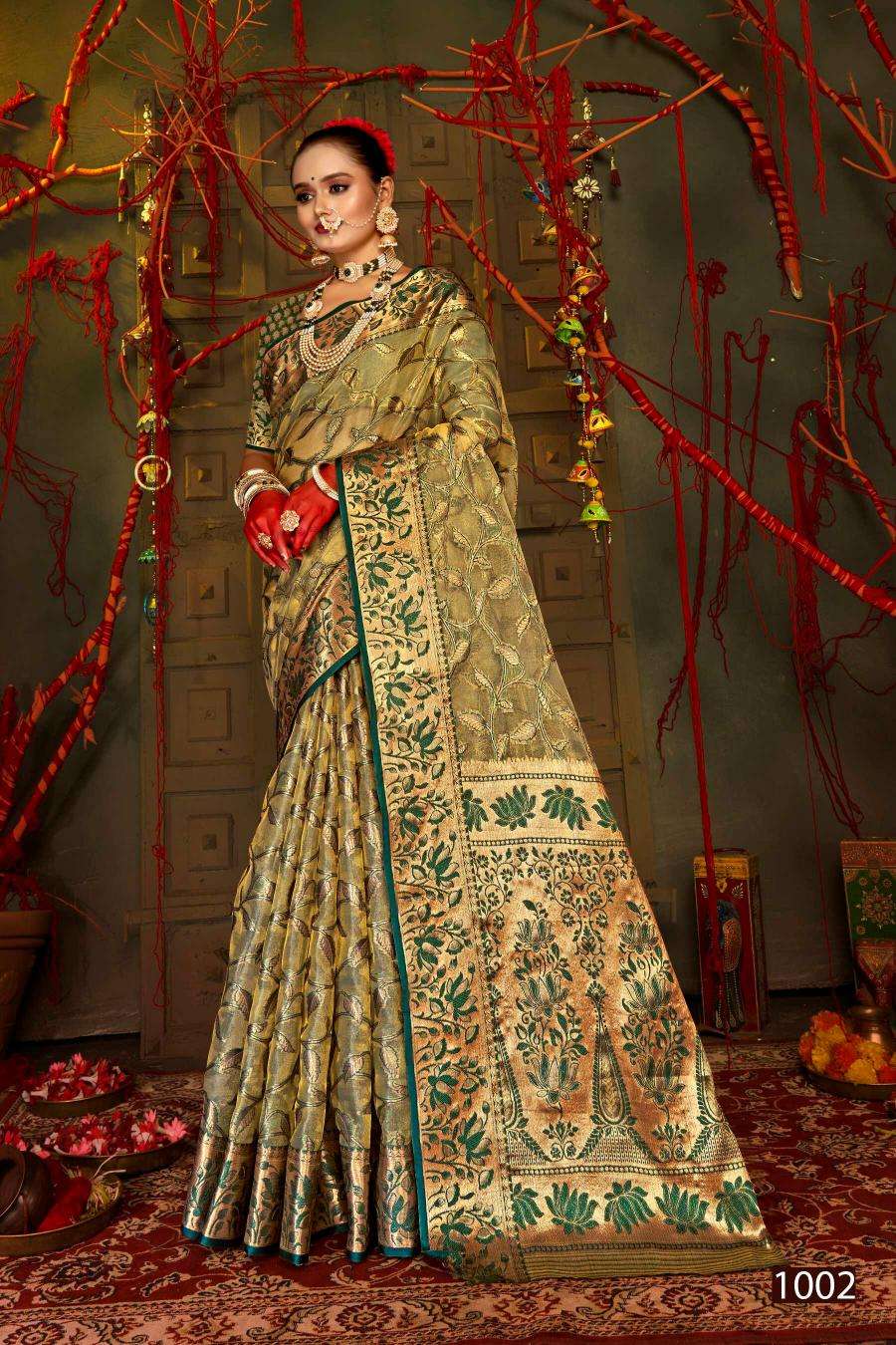 Saroj Red Chilly Tissue vol.5 Surat saree shopping