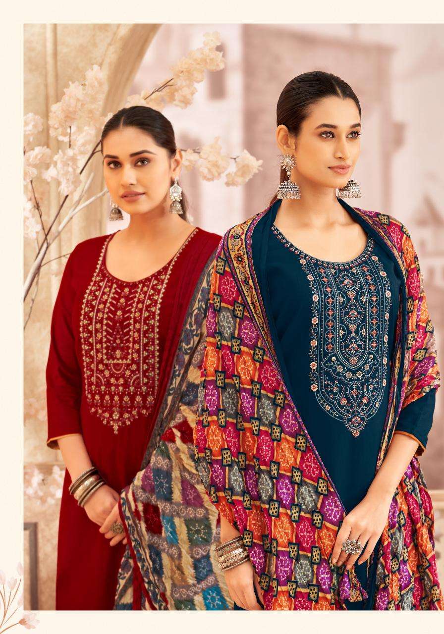 Alok Jaimala Nigaar Vol 32 Designer dress materials in Gujarat