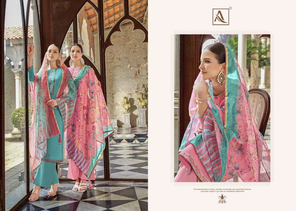 Alok Jasleen Surat dress materials