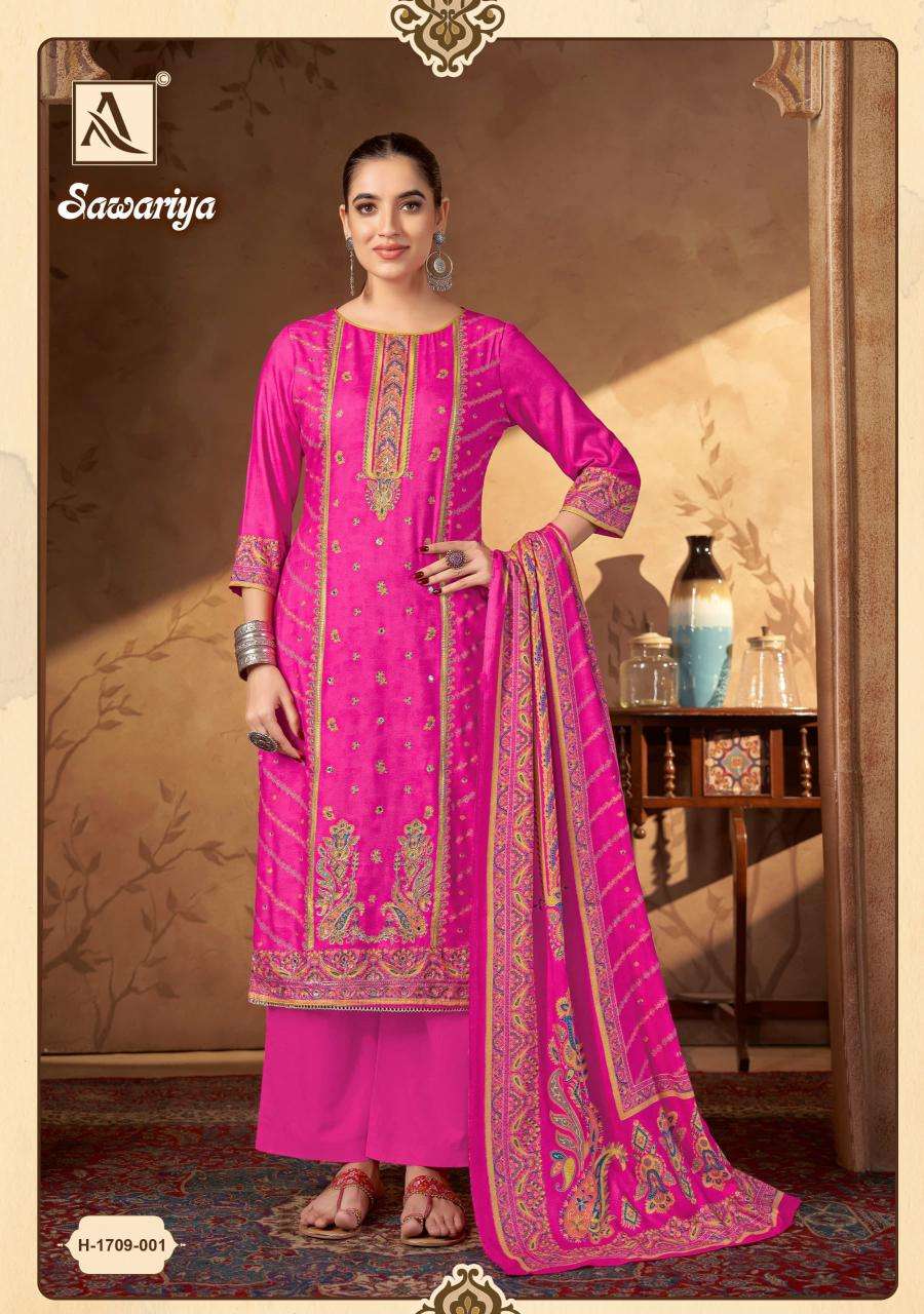 Alok Sawariya Wholesale dress material online shopping