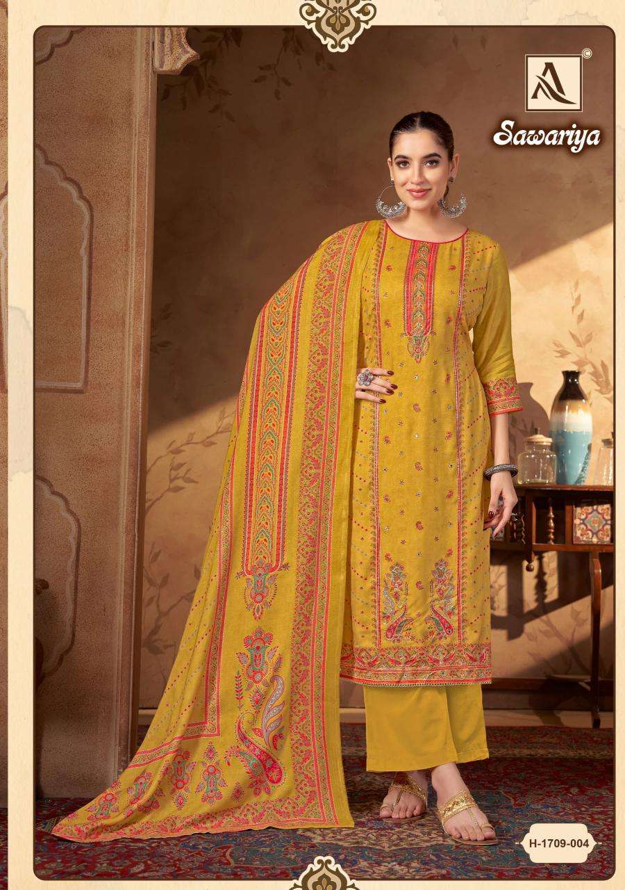 Alok Sawariya Wholesale dress material online shopping