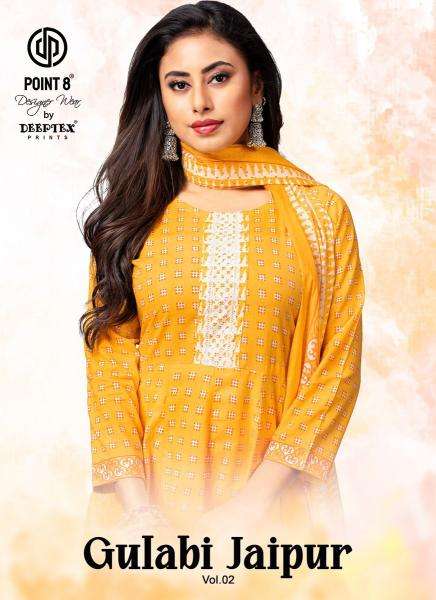Deeptex Gulabi Jaipur Vol-2 Kurti Exporters in Ahmedabad