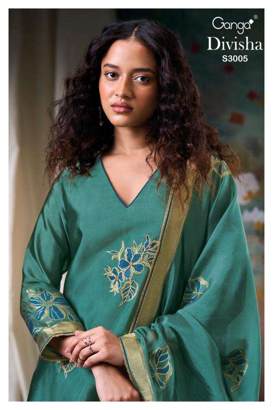 Ganga Divisha 3005 Wholesale Salwar Suits in Kolkata