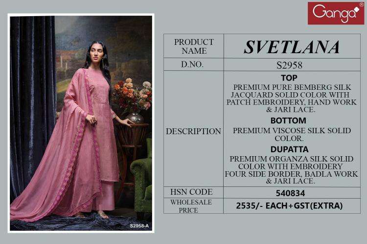 Ganga Svetlana 2958 Affordable Salwar Kameez