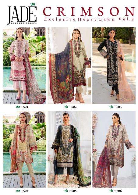 Jade Crimson Vol-05 Surat dress material wholesale market