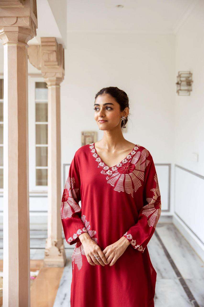 Sabella German Rayon Surat textile market kurtis wholesale