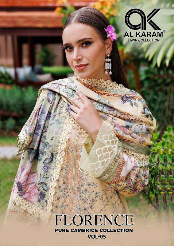 Alkaram Florence Vol 05 Indian dress material wholesale