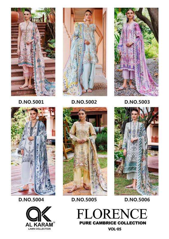 Alkaram Florence Vol 05 Indian dress material wholesale