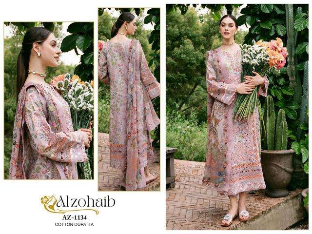 Alzohaib Az 1133 To 1139 Chiffon Dupatta Georgette salwar kameez wholesale