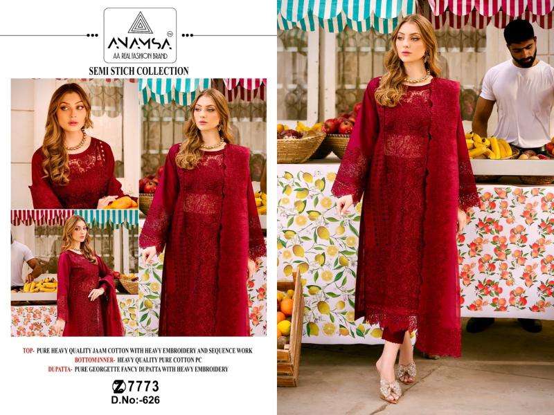 Anamsa 626 online shopping for Salwar Kameez hyderabad