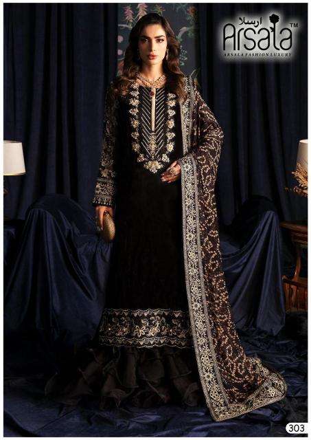 Arsala Amira Vol-03 Designer dress materials in Hyderabad