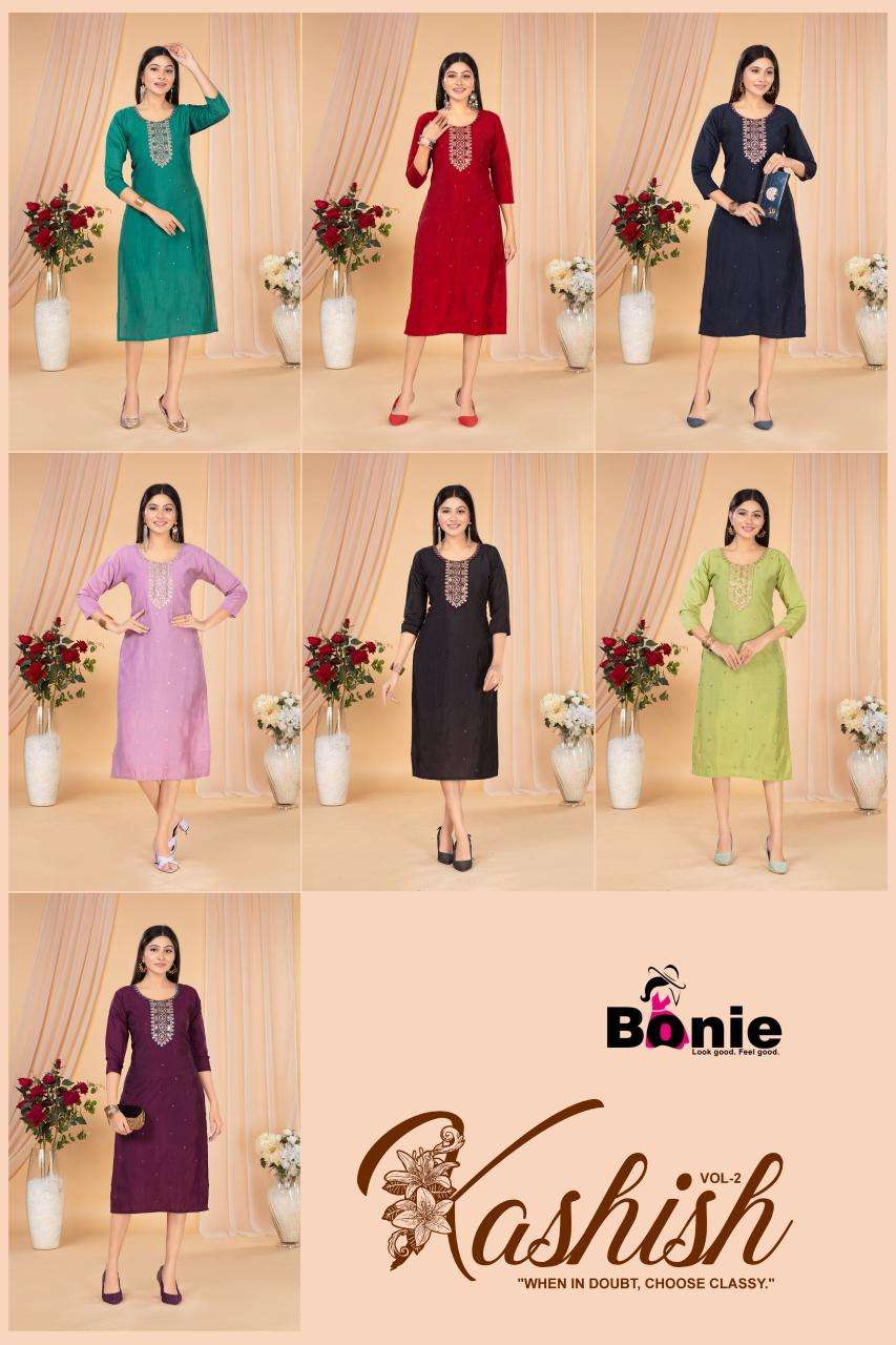 Bonie Kashish Vol 2 Affordable kurti wholesale market