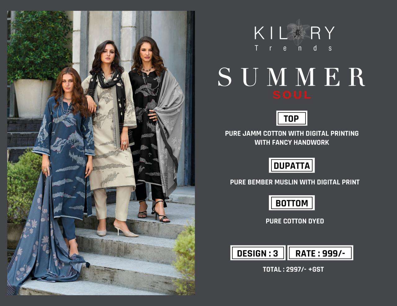 Kilory Summer Soul Salwar Kameez wholesale distributors in Mumbai