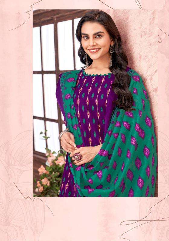 Miss World Ikkat Special Vol 09 Traditional dress materials in Ahmedabad