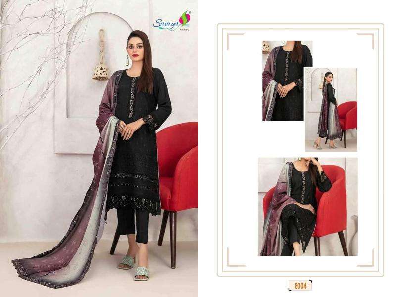 Saniya Rang Rasiya chikankari Vol 8 Pakistani lawn suits in Hyderabad
