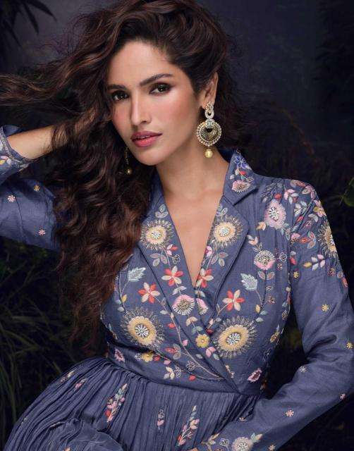 mumbai dress designer Sayuri Designer Ketki Readymade Simar Silk Dress Wholesale Online Mumbai  Surat