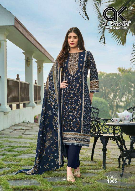 Alkaram Dilshad Vol-01 wholesale cotton dress material