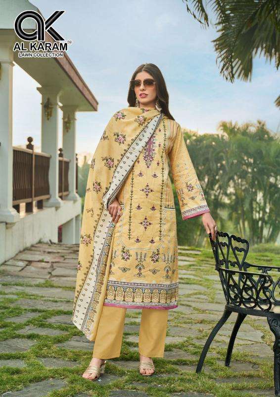 Alkaram Dilshad Vol-01 wholesale cotton dress material
