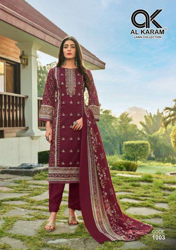 Alkaram Dilshad Vol-01 wholesale cotton dress material