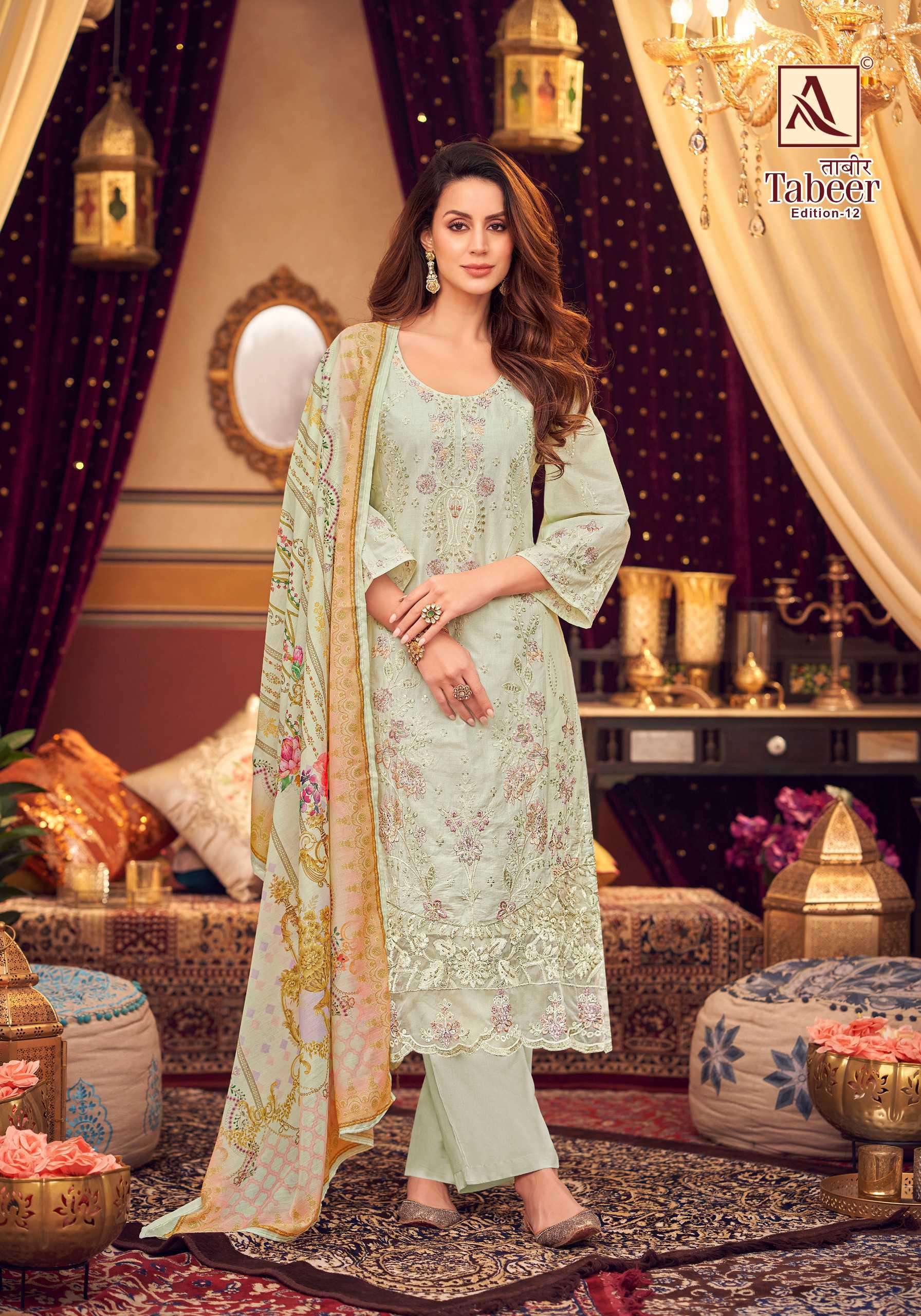 Alok Tabeer Vol 12 ahmedabad wholesale dress material