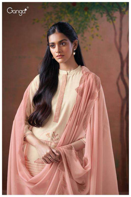 Ganga Cairo 3268 wholesale salwar kameez market in kolkata