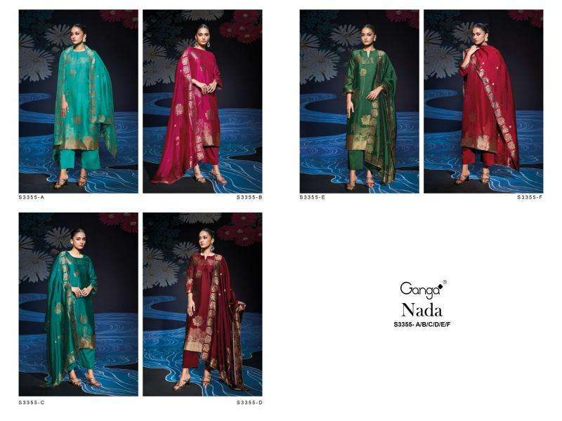 Ganga Nada 3355 salwar kameez wholesalers in ahmedabad