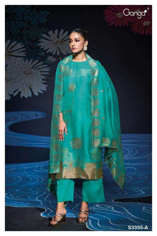 Ganga Nada 3355 salwar kameez wholesalers in ahmedabad