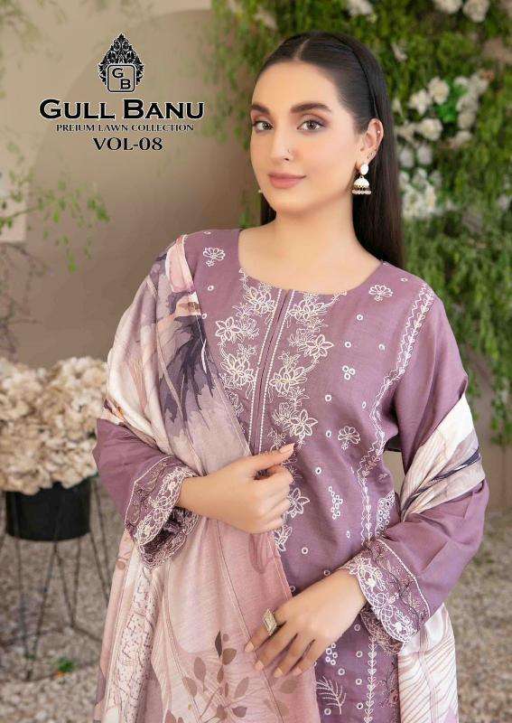 Gull Aahmed Gullbanu Vol 8 surat dress material wholesale shop