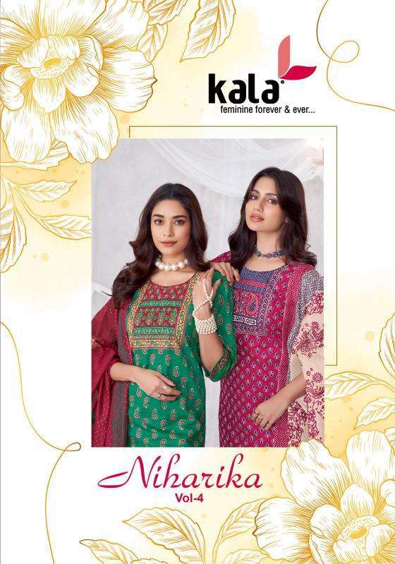 Kala Niharika Vol-04 cotton dress material wholesale