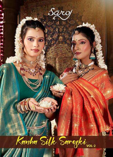 Saroj Kanha Silk Saroski vol.2 sarees wholesale