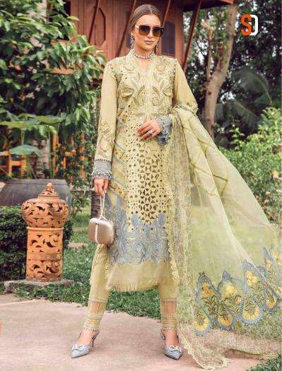 Shraddha Maria B Lawn Vol 2 Nx Surat wholesale market for salwar kameez