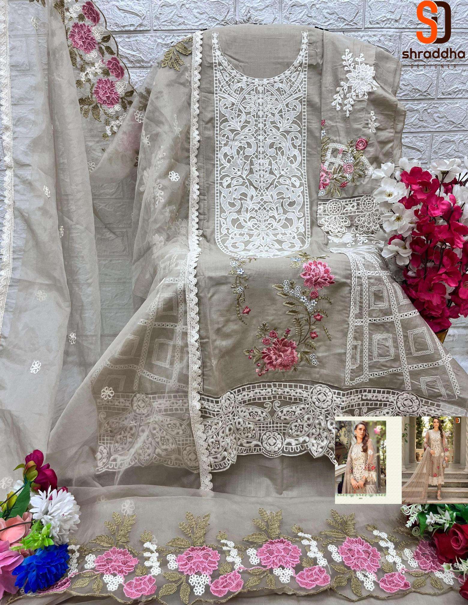 Shraddha Maria B Lawn Vol 2 Nx Surat wholesale market for salwar kameez