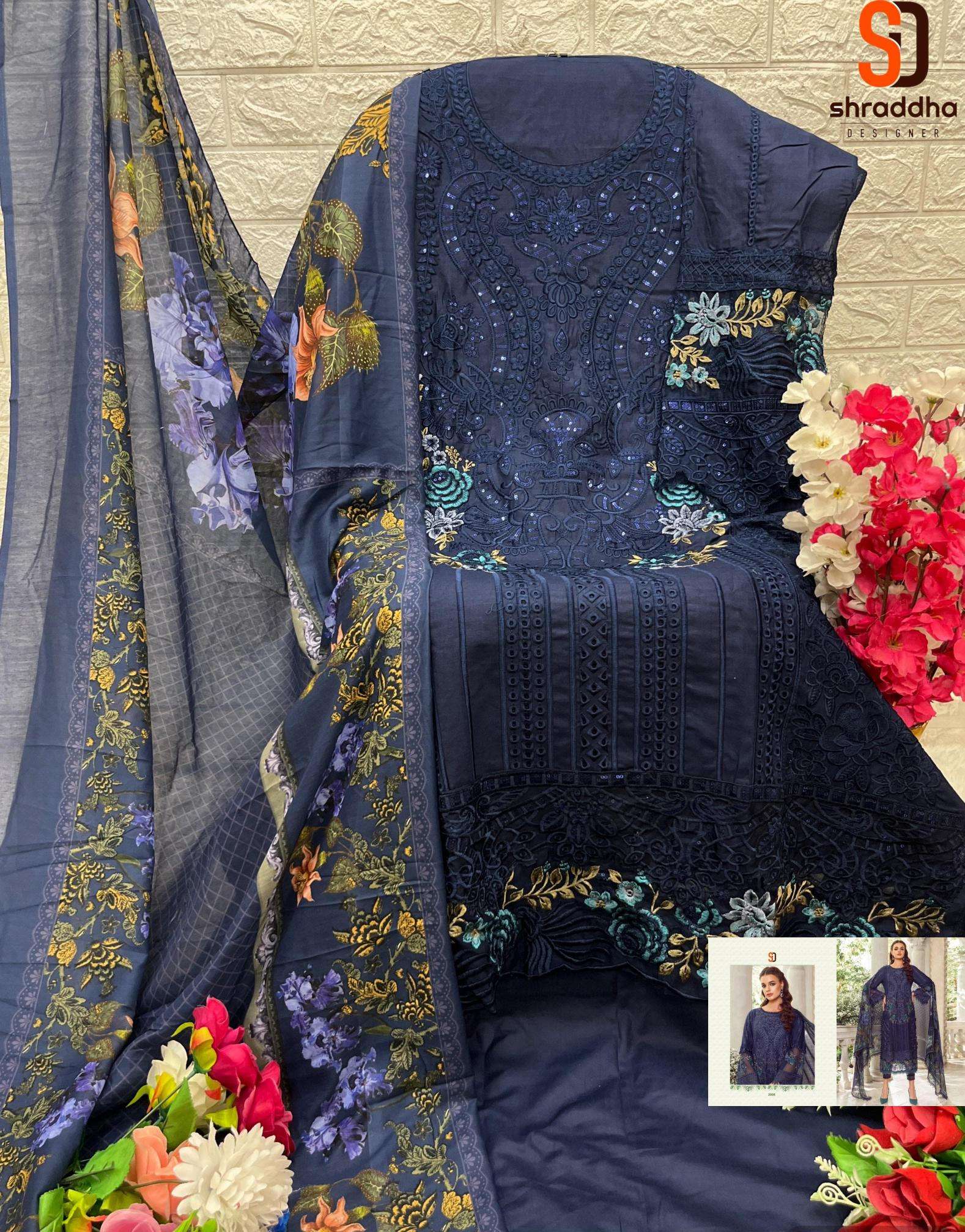 Shraddha Maria B Lawn Vol 2 Nx Surat wholesale market for salwar kameez