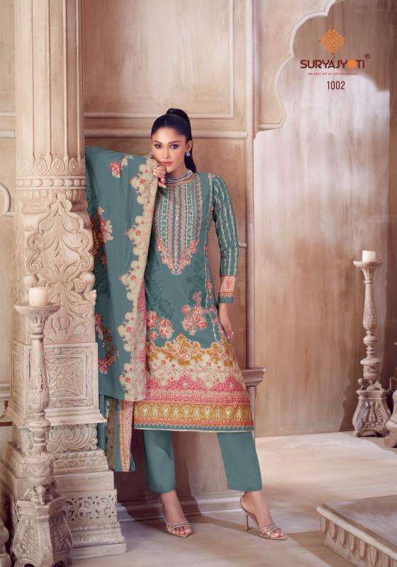 SuryaJyoti Kimora Vol-01 dress material wholesalers in surat